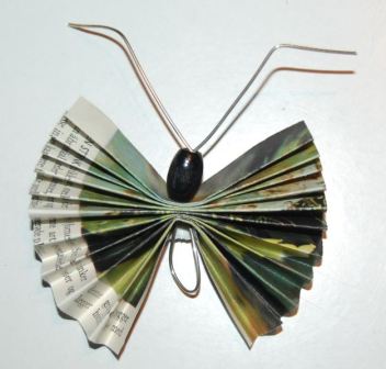 fold sommerfugle i papir