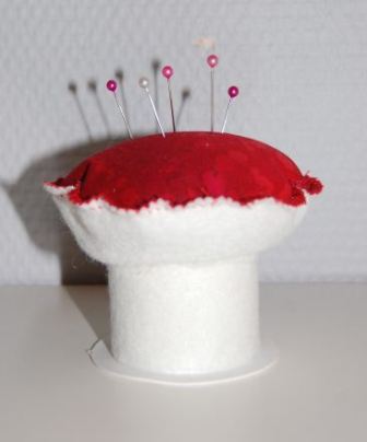 Nålepude af genbrugsmaterialer