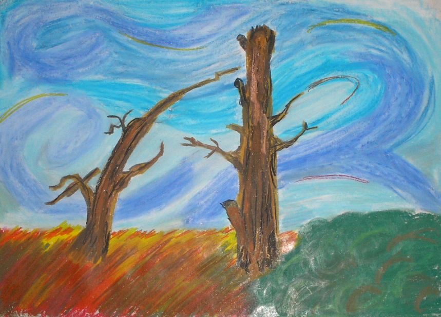 Parafraser i billedkunstundervisningen. Van Gogh og Friedrich.