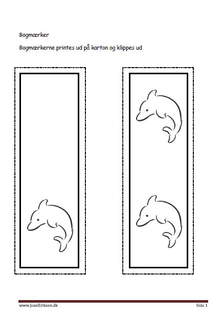 Bogmærker til undervisningen i temaerne Fisk og havdyr. Grønland