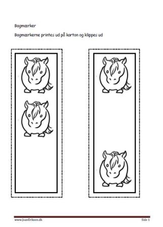 Bogmærker til undervisningen i temaerne pattedyr og landbrug.