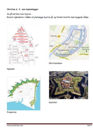 Undervisningsmaterialer til renæssancen Christian d. 4.