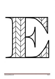 Bogstaver i alfabetet med zendoodle.