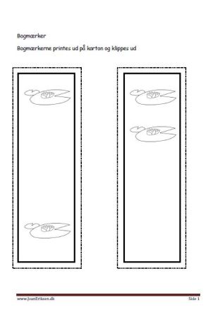 Bogmærker til undervisningen i temaet Blomster
