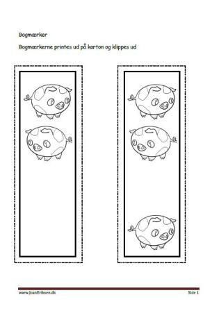 Bogmærker til undervisningen i temaerne Pattedyr, Landbrug.
