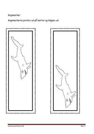 Bogmærker til undervisningen i temaerne Fisk og havdyr