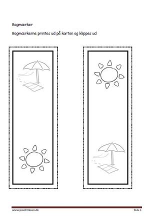 Bogmærker til undervisningen i temaerne havet, sommer,