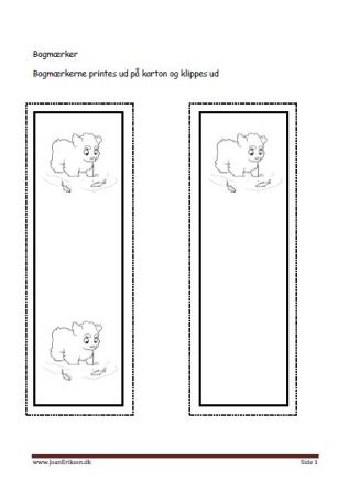 Bogmærker til undervisningen i indskolingen med Alfa og Beta.