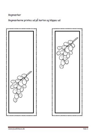 Bogmærker til undervisningen i temaet Frugt og grønt