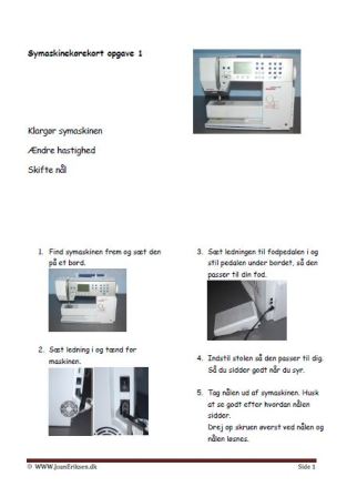 Et anderledes symaskinekørekort med diplom til undervisning i håndværk og design.