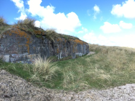 Bunker ved Nymindegab. 2. verdenskrig.