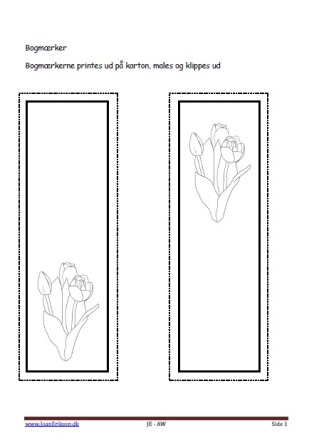 Vimpel til ophængning i klasseværelset. Undervisning i temaerne. forår og blomster.