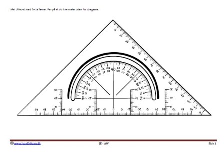 Maleside til brug i undervisningen til temaerne skole og erhverv.