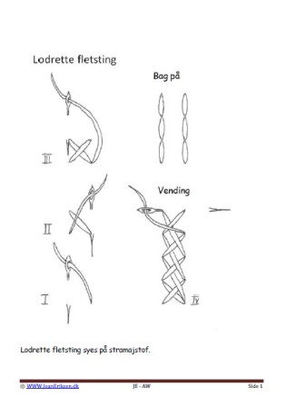 Broderi Flettesting, Undervisning,