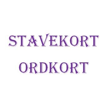 Stavekort og ordkort til undervisningen i indskolingen og mellemtrinnet.