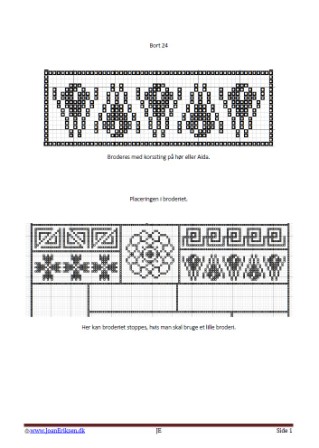 Lav selv korsstingsmønster, Korssting, Petit point, Håndværk og Design. Undervisning, Bort, Udfordring,