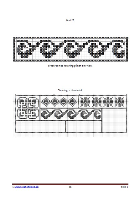 Lav selv korsstingsmønster, Korssting, Petit point, Håndværk og Design. Undervisning, Bort, Udfordring,