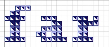 Korssting, Petit point, Håndværk og Design. Undervisning, Tekst, Far