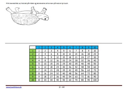 Navneskilte med tabeller til undervisningen. Skildpadde, Krybdyr, Zoologisk have,