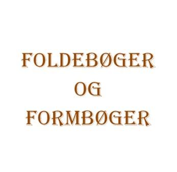 Foldebøger, formbøger. Indskoling, Undervisning, Udeskole,