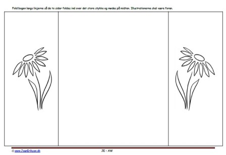 Undervisning, Indskoling, Mellemtrin, Udeskole, Foldebog, Blomst