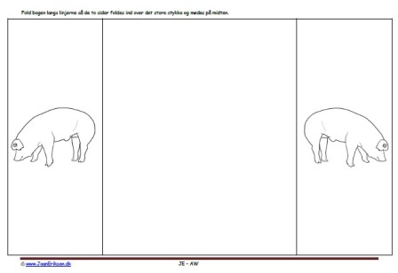 Undervisning, Indskoling, Mellemtrin, Udeskole, Foldebog, Gris, Landbrug, Pattedyr,