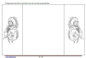 Undervisning, Indskoling, Mellemtrin, Udeskole, Foldebog, Indianerhøvding,