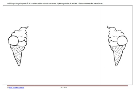 Undervisning, Indskoling, Mellemtrin, Udeskole, Foldebog, Sommer, Isvaffel,