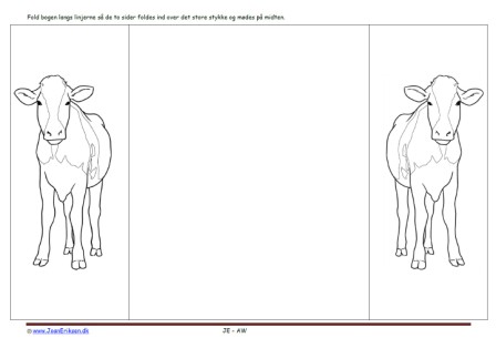 Undervisning, Indskoling, Mellemtrin, Udeskole, Foldebog, Ko, Landbrug, Pattedyr,