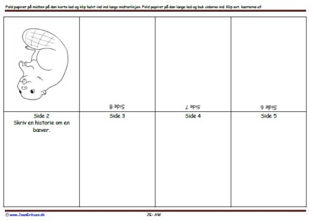 Foldebog, Undervisning, Indskoling, Zoologisk have. Skoven, Bæver,