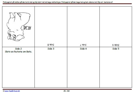 Foldebog, Undervisning, Indskoling, Alfa og Beta,