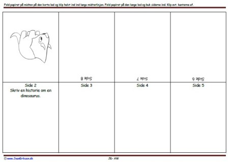 Foldebog, Undervisning, Indskoling, Dinosaurus