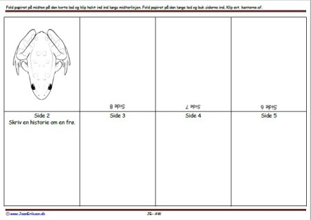 Foldebog, Undervisning, Indskoling, Frø, Krybdyr og smådyr