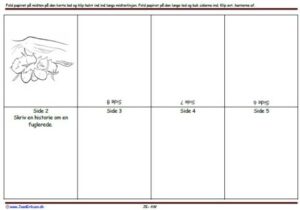 Foldebog, Undervisning, Indskoling, Fuglerede, fugle, forår