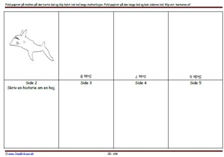 Foldebog, Undervisning, Indskoling, Haj, Havet,