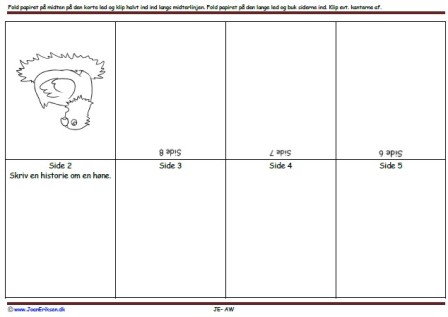 Foldebog, Undervisning, Indskoling, Høne, Landbrug, Fugl