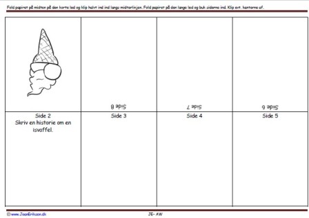 Foldebog, Undervisning, Indskoling, Sommer, Isvaffel,