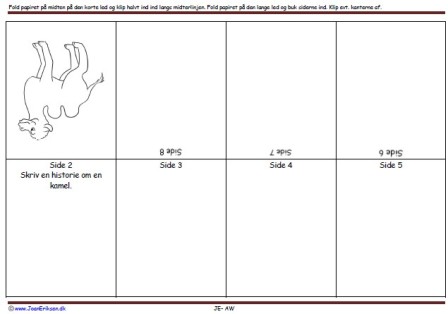 Foldebog, Undervisning, Indskoling, Zoologisk have, Kamel,