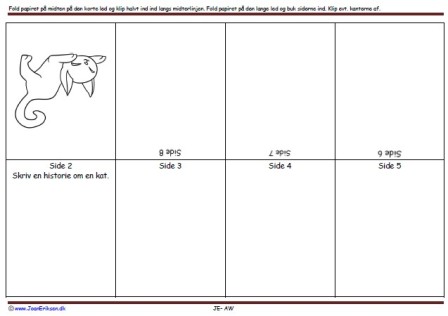 Foldebog, Undervisning, Indskoling, Kat, Mis, Kæledyr,
