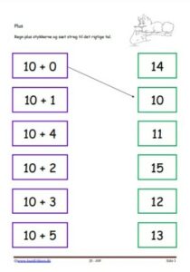 Plus, Matematik, Undervisning, Elevopgave,