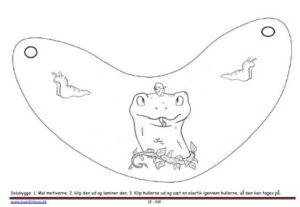 Solskygge der males og klippes ud. Kan bruges til undervisning i temaet . Krybdyr og smådyr, Zoologisk have.