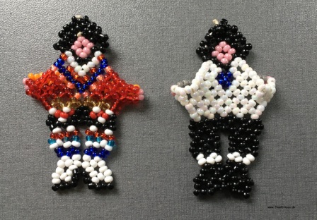 Grønlandsk kunsthåndværk af perler.